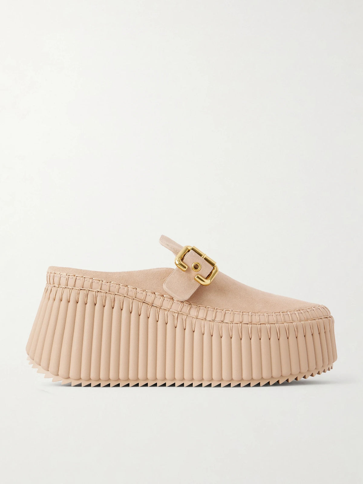 Nama Suede Platform Mules