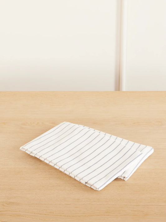 Set Of Two Striped Organic Cotton-sateen Pillow Cases