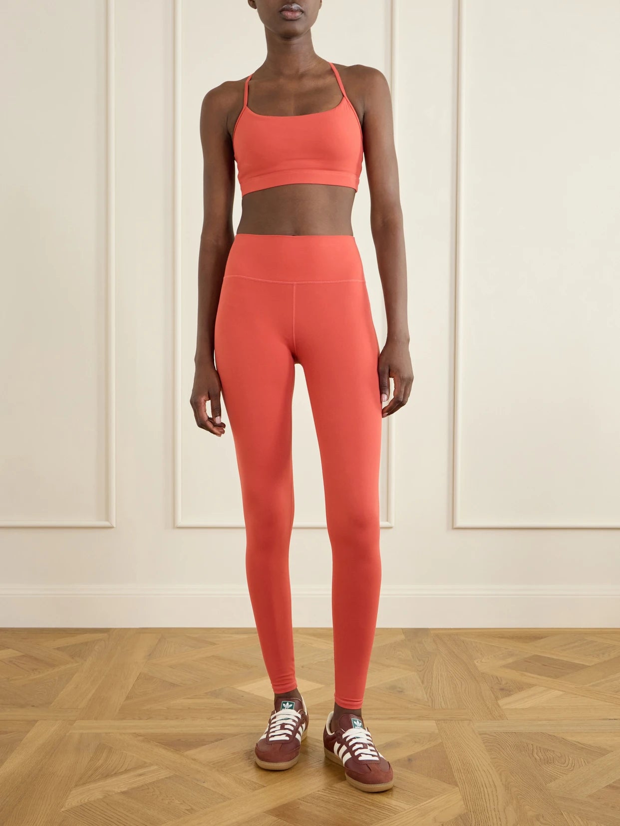 Image of Activewear. Product name - Always Cerys Recycled Sports Bra in Red colour by brand - Varley