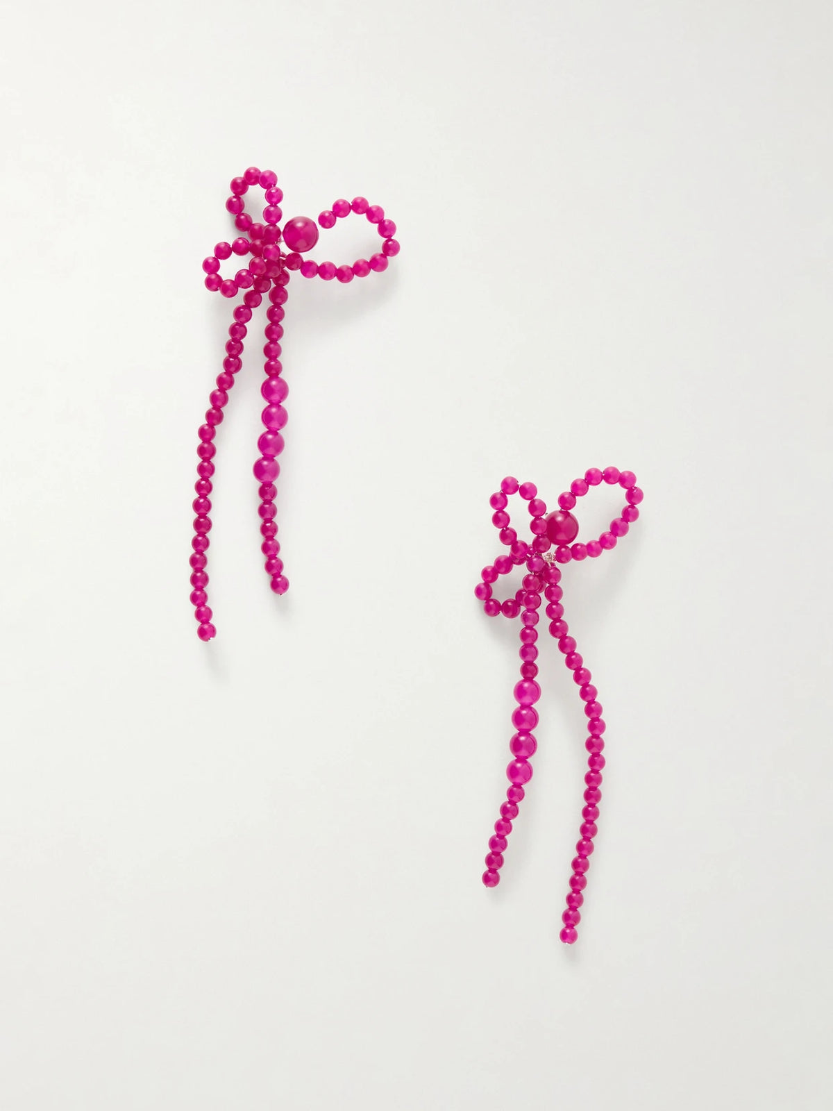 Chalcedony Bead Earrings