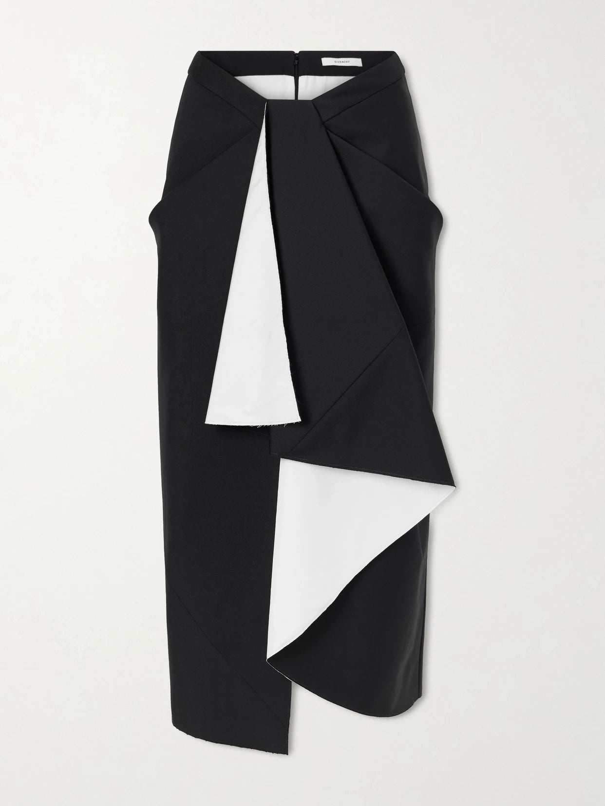 Wool And Mohair-blend Maxi Wrap Skirt