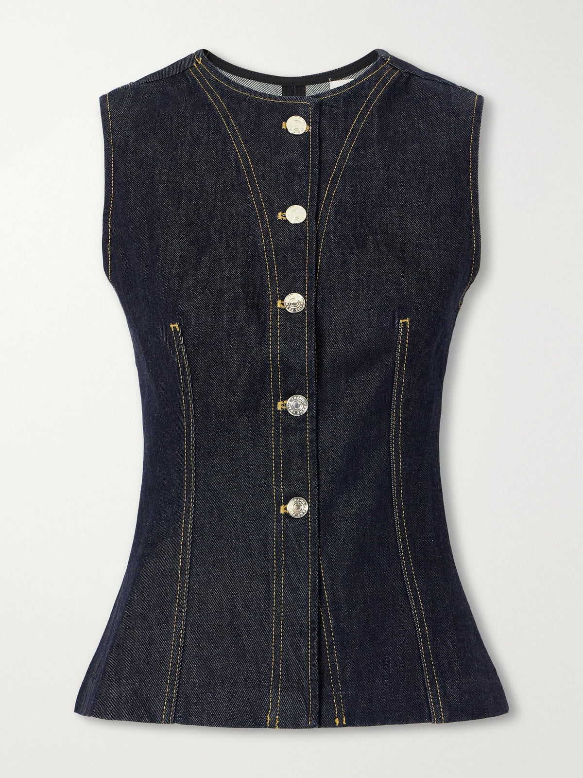 FRAME The Form Denim Vest