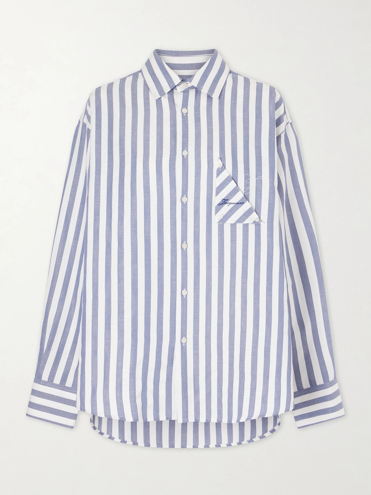 La Chemise Voilier Striped Cotton-poplin Shirt