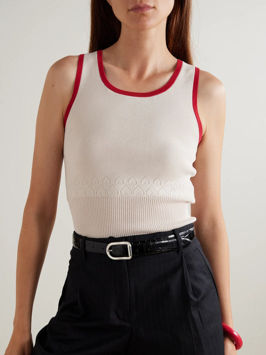 Déhanche Mija Croc-effect Leather Belt