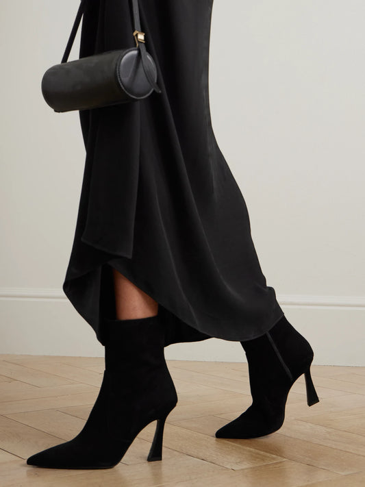 Stuart Weitzman Vinnie Suede Ankle Boots