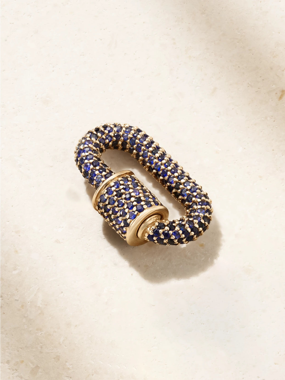 Allstone Chubby Babylock 14-karat Gold Sapphire Pendant