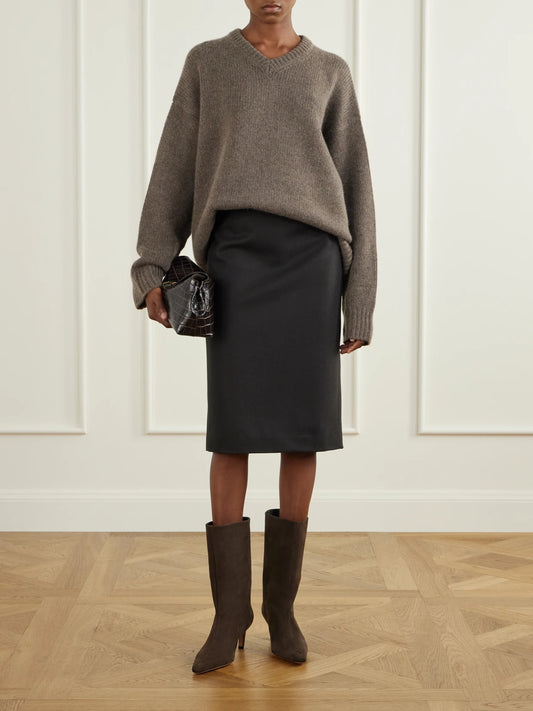 Image of Boots. Product name - Cave 60 Suede Ankle Boots in Brown colour by brand - JUDE