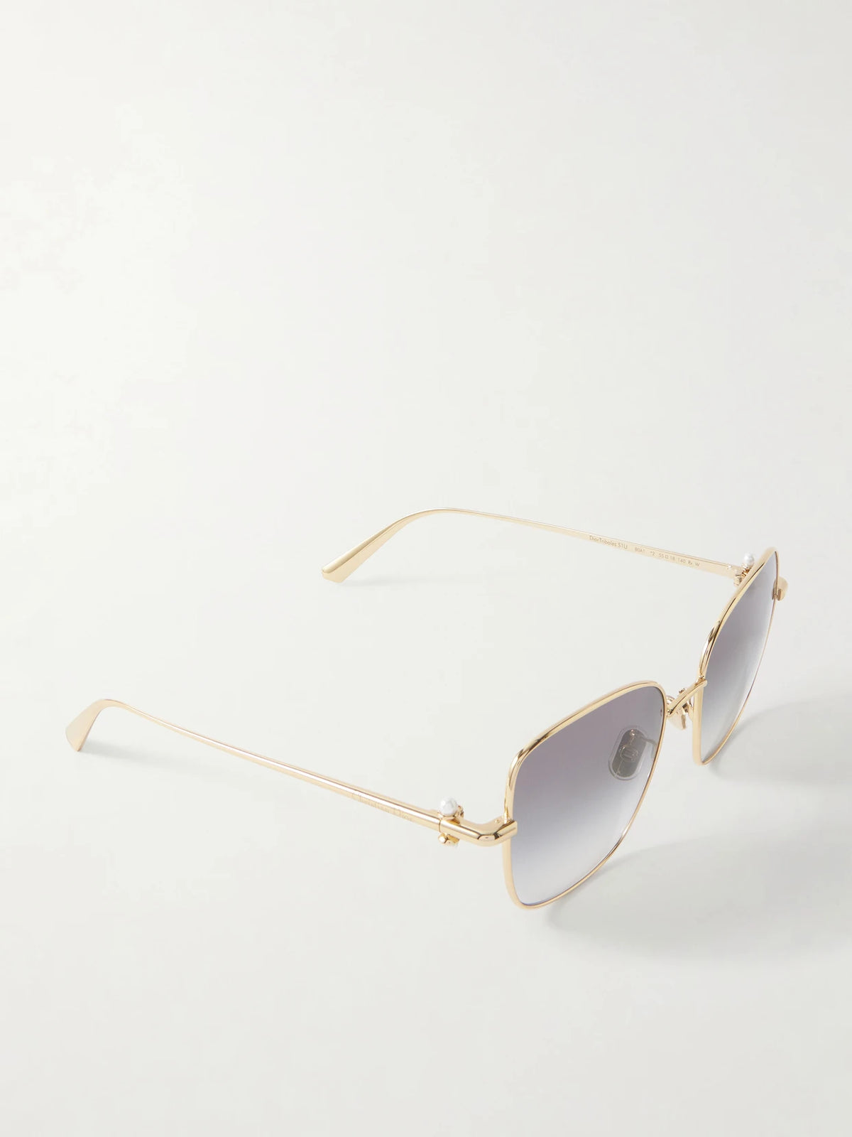 Diortribales S1u Square-frame Gold-tone Sunglasses
