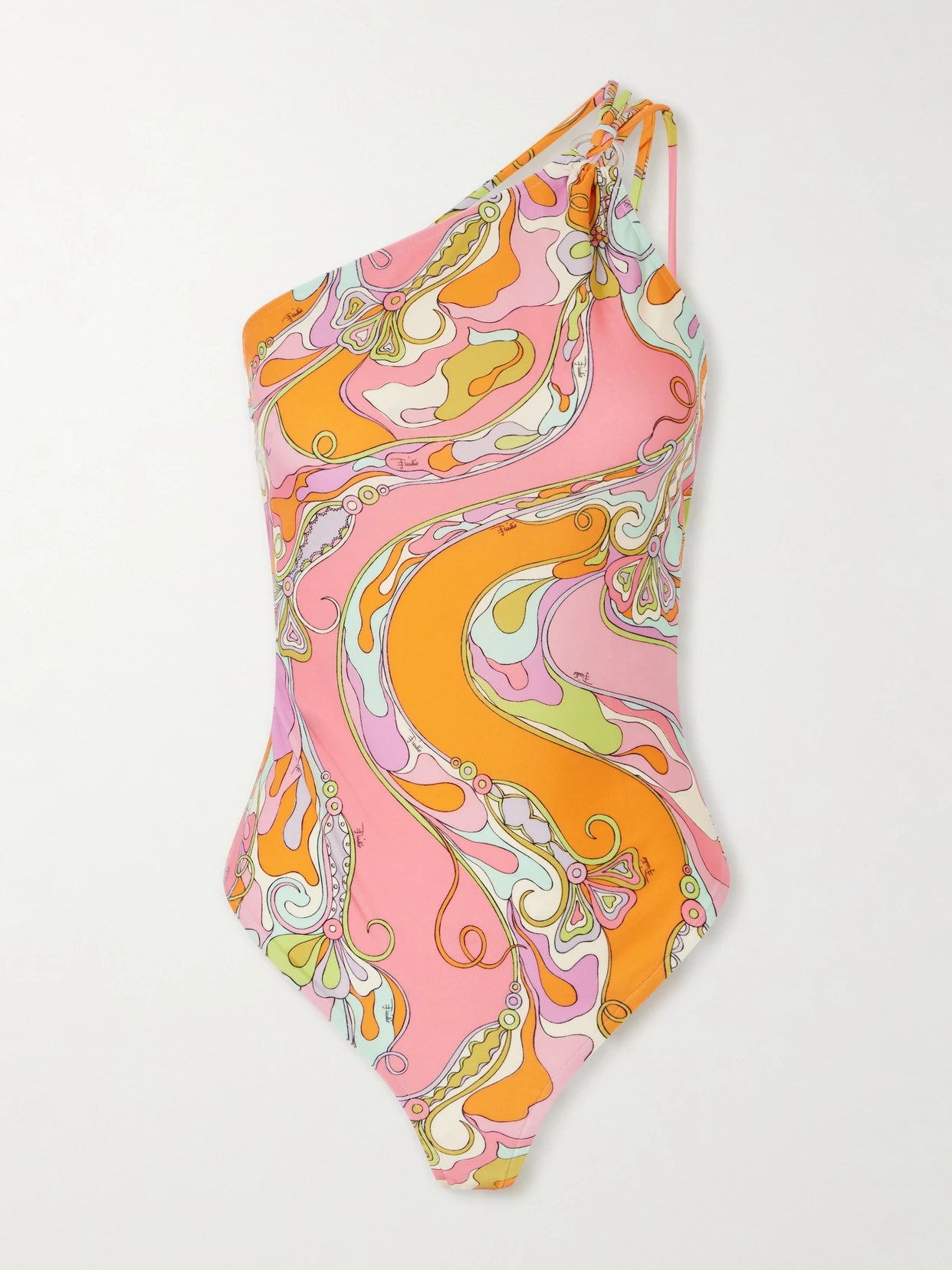Embellished Printed Swimsuit