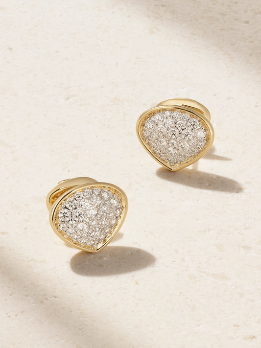 Trisola 18-karat Gold Diamond Earrings