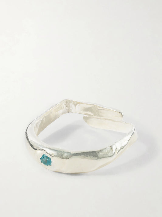 Aurelia Sterling Silver, Zirconia Toe Ring