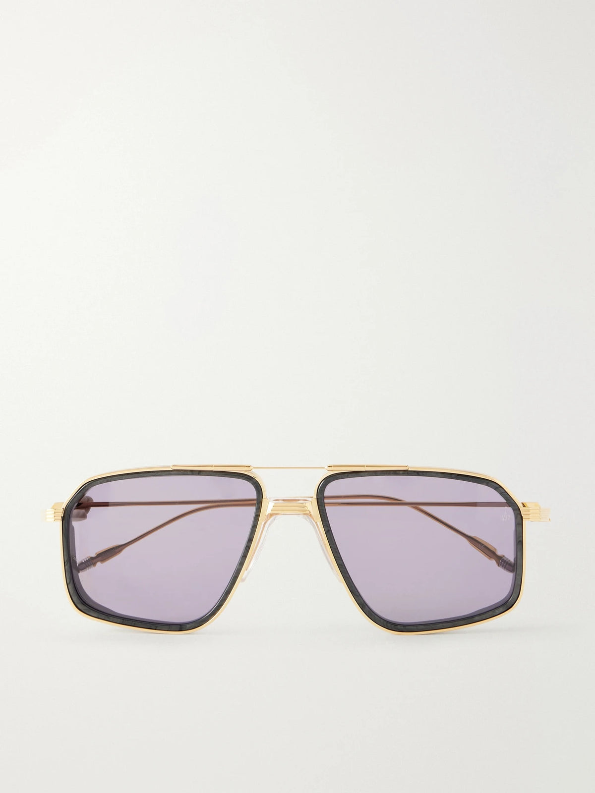 Jacques Marie Mage Jagger Double-bridge Aviator-style Titanium Sunglasses