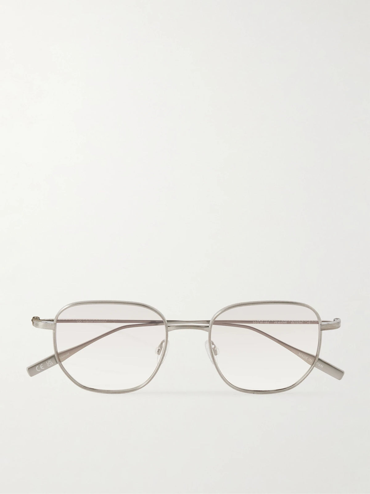 Revere Square-frame Gunmetal-tone Titanium Sunglasses