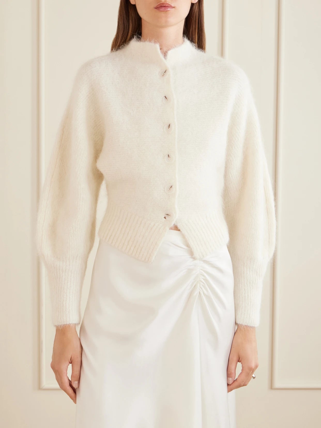 Lise Wool-blend Cardigan