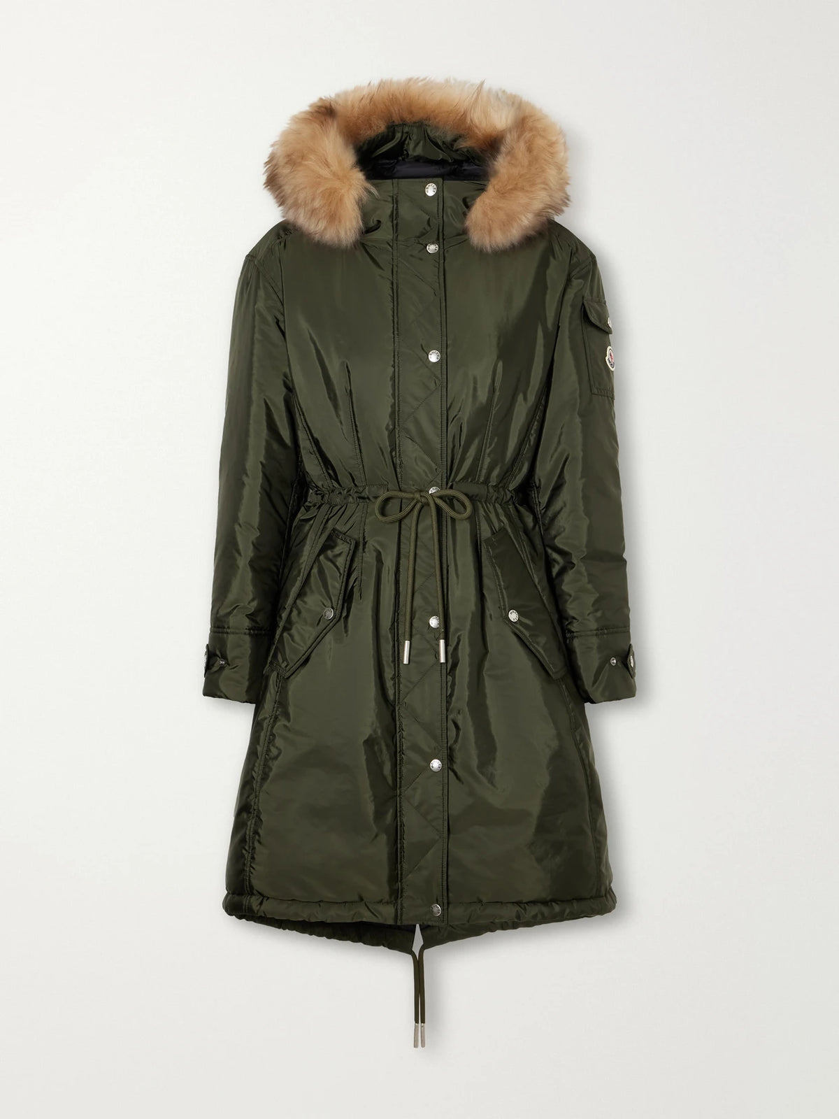 Moncler Moustique Shearling-trimmed Shell Jacket