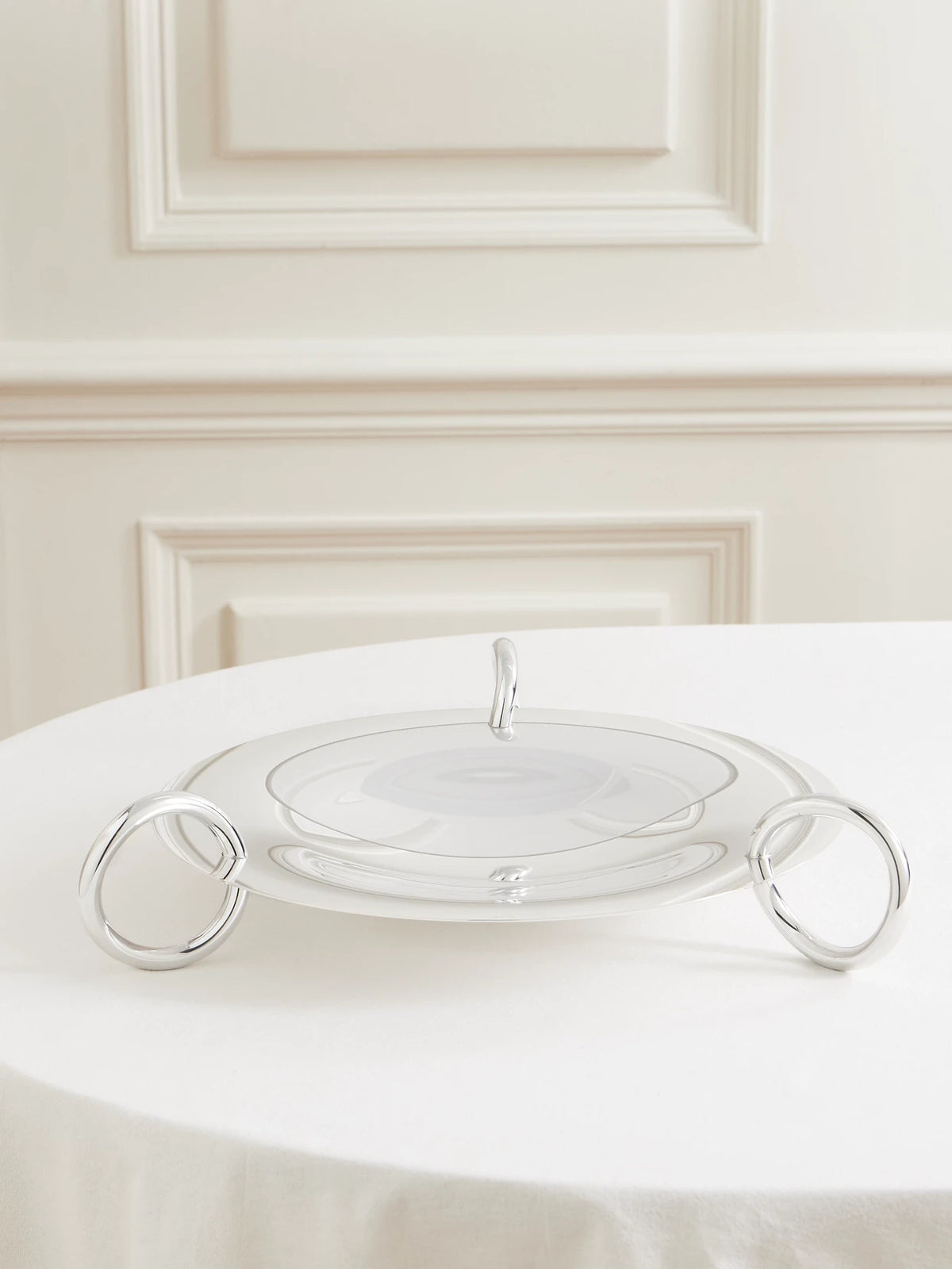 Vertigo Silver-plated Bowl