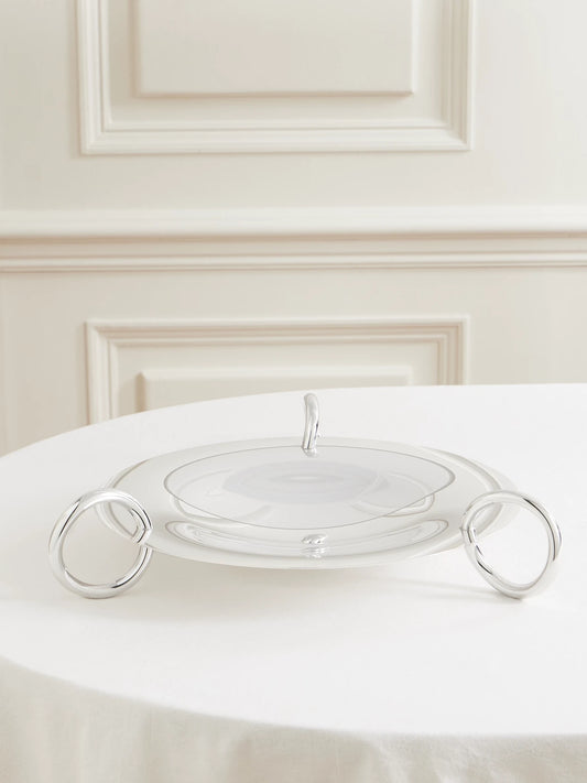 Vertigo Silver-plated Bowl