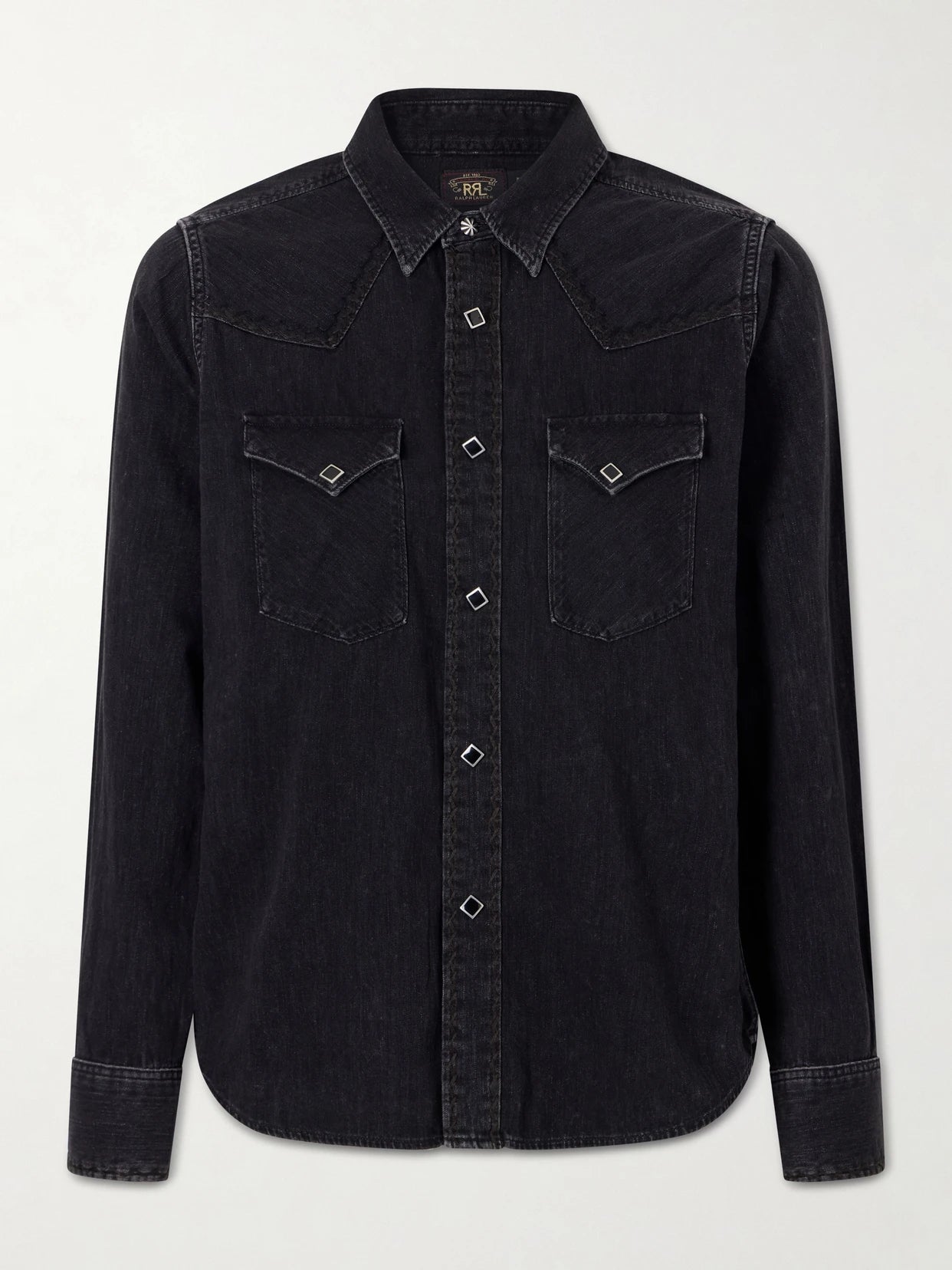 Wrangler Embroidered Cotton Chambray Shirt