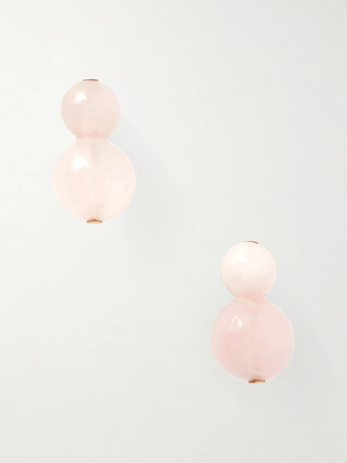 Cara Rose Quartz Earrings