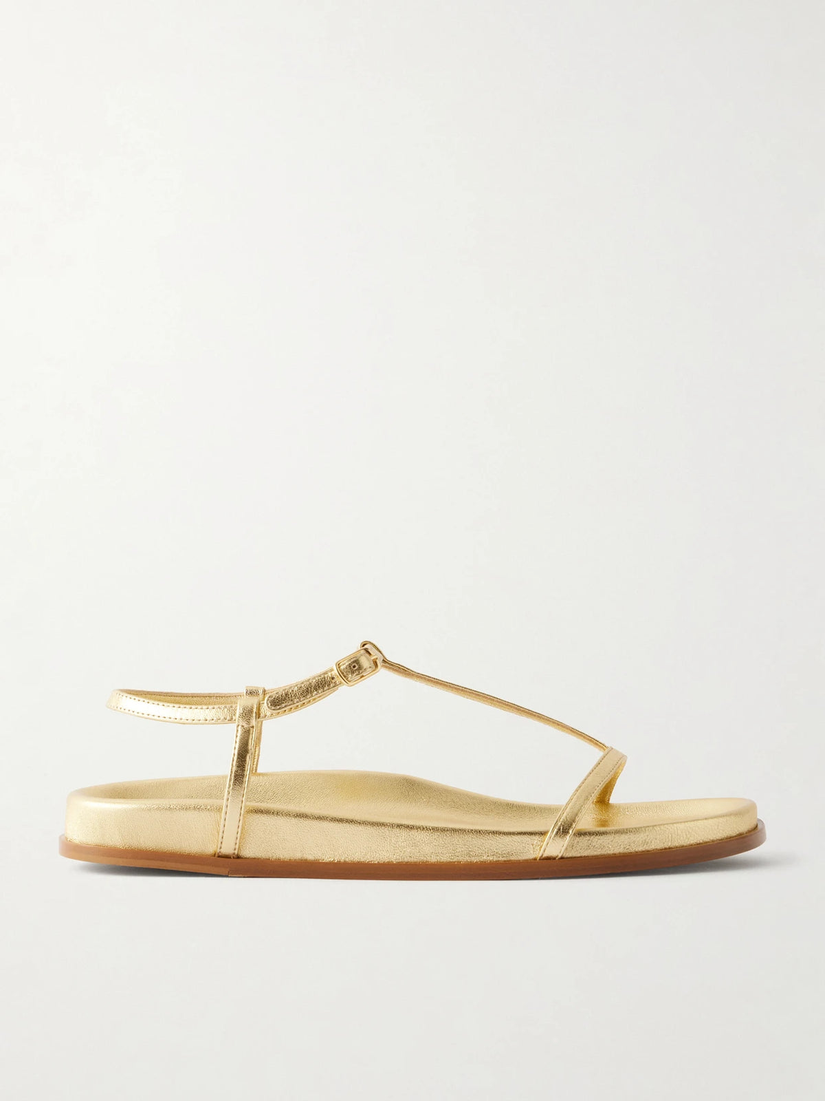 Aya Metallic-leather Sandals