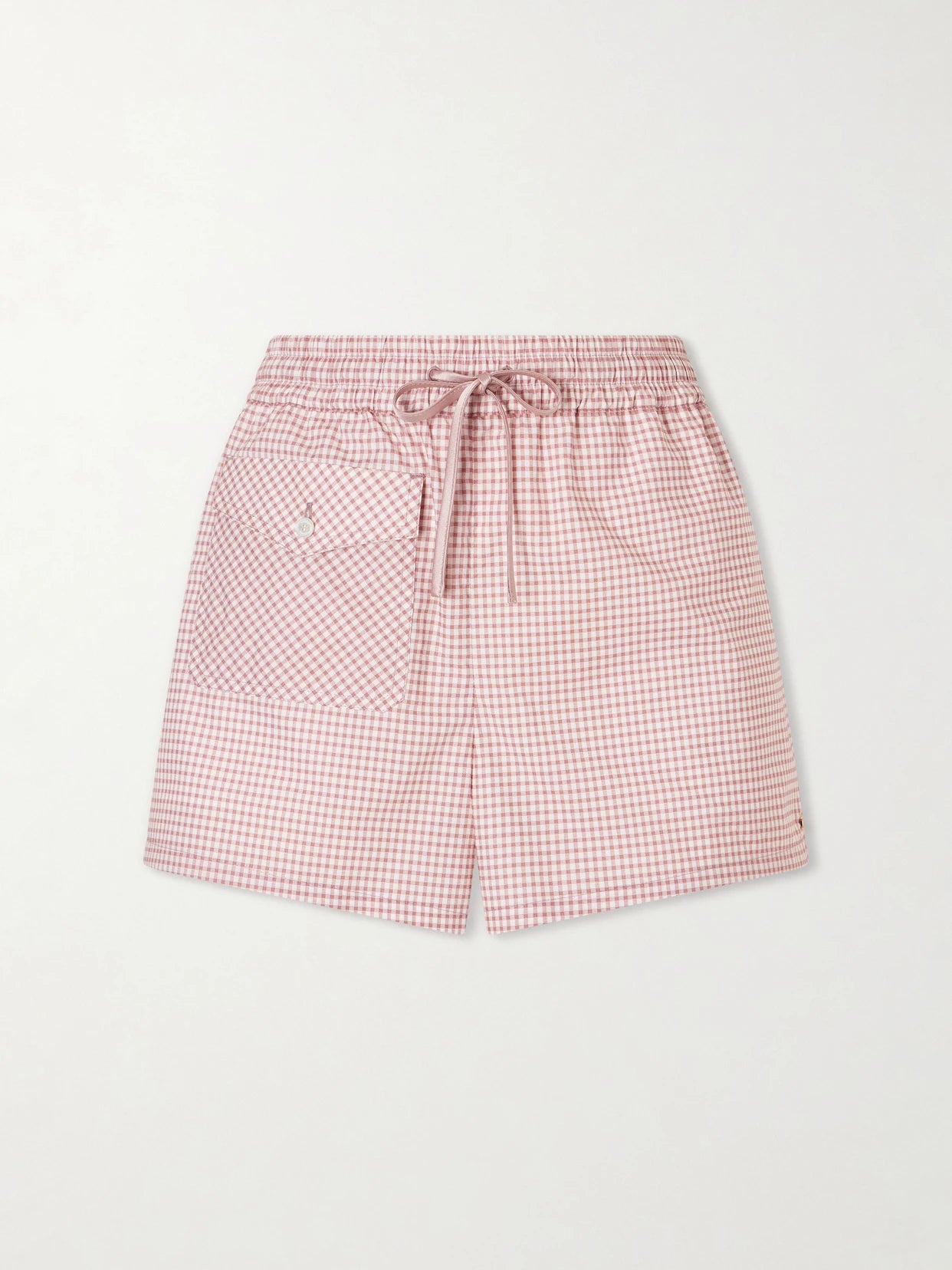 Checked Cotton-poplin Shorts