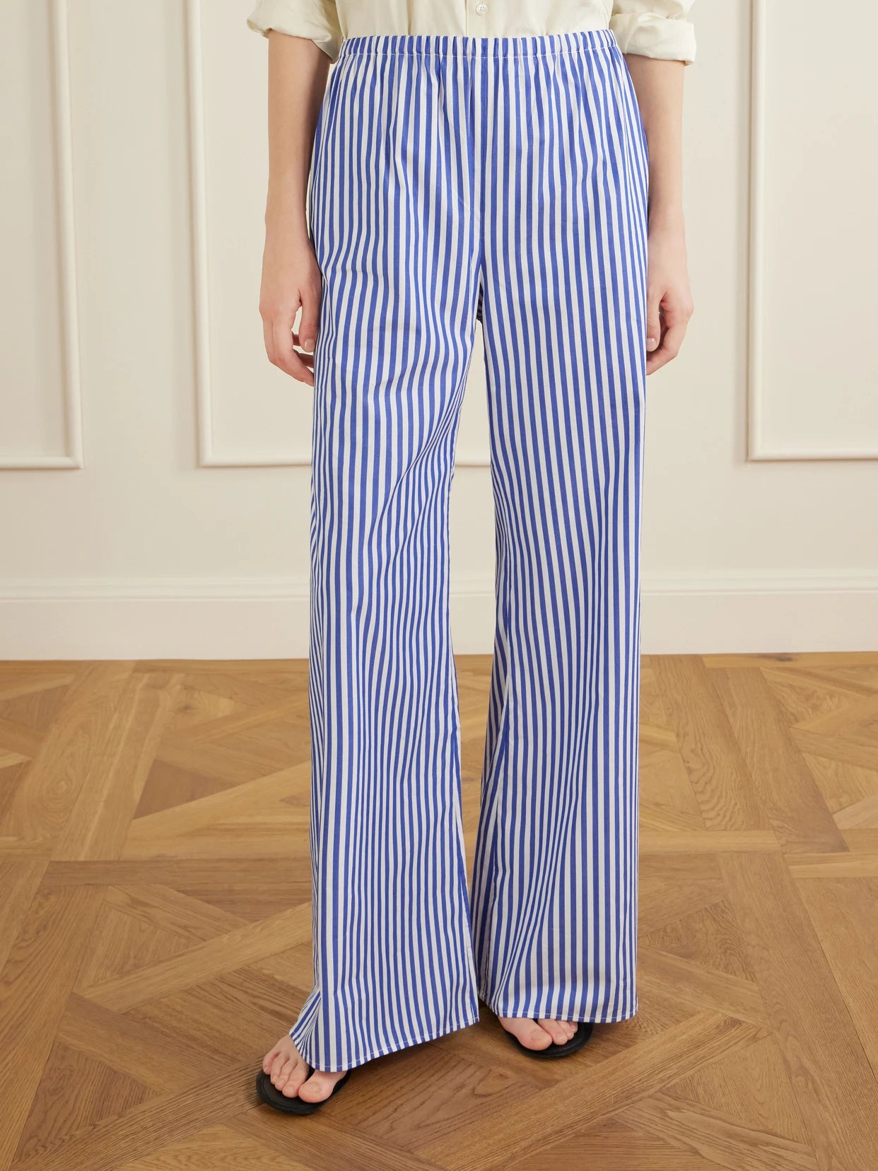 Striped Cotton Pants
