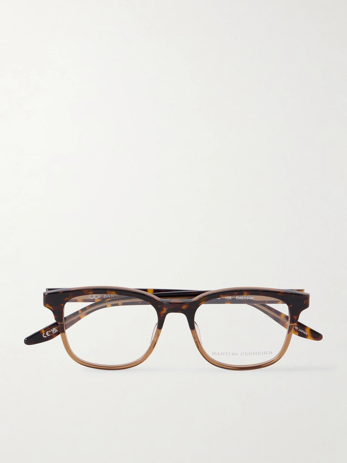 Emerson Square-frame Tortoiseshell Acetate Optical Glasses