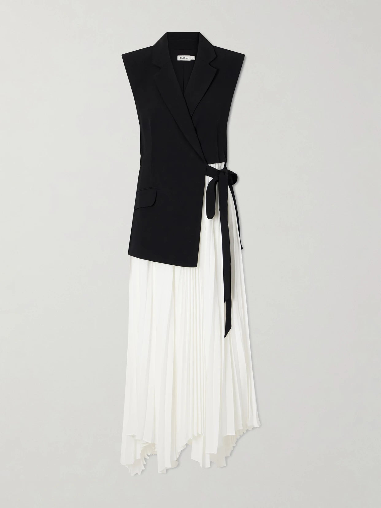 Helena Combo Blazer Midi Dress