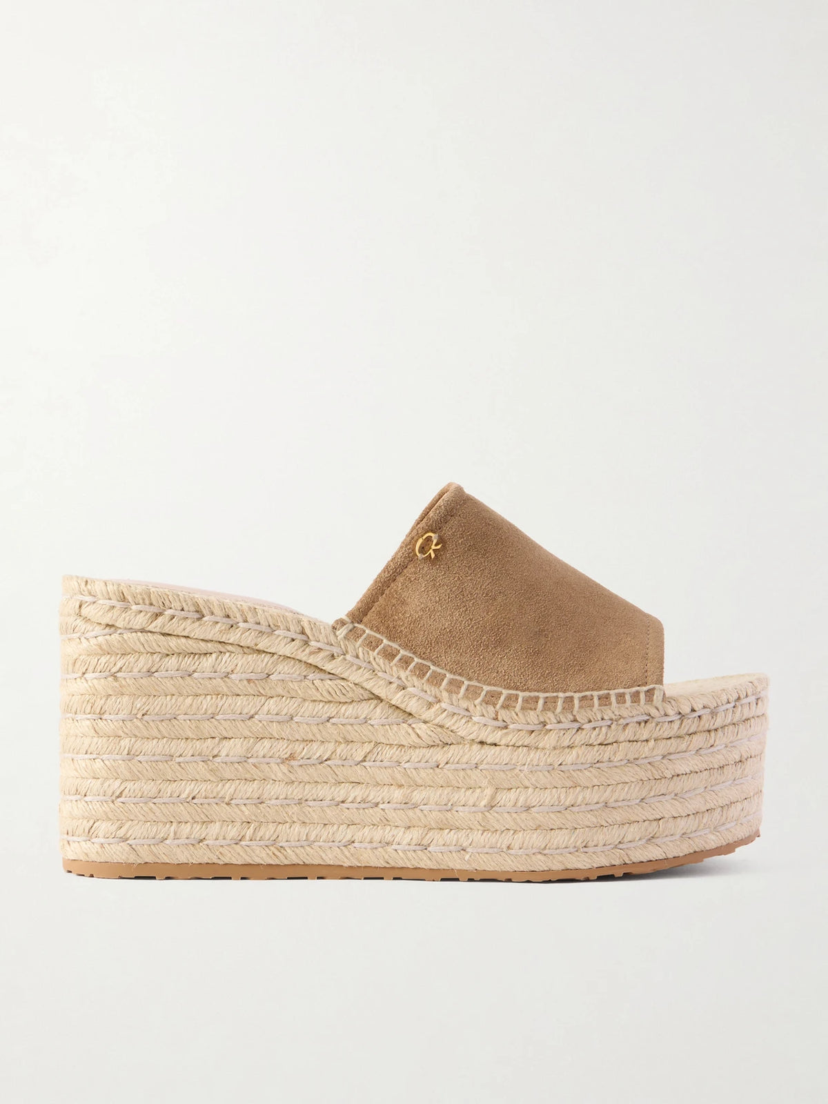 60 Suede Platform Espadrille Sandals