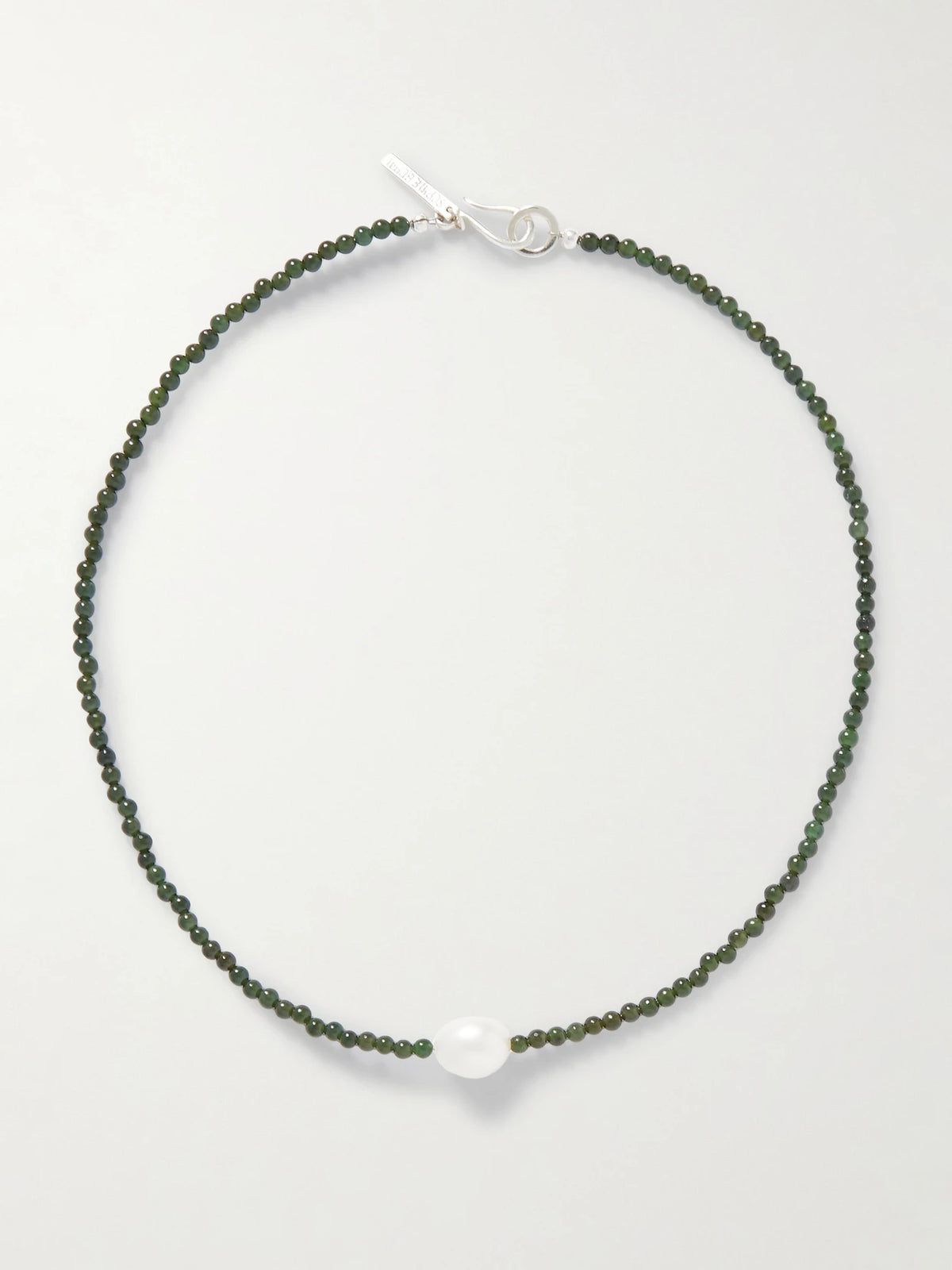 Mermaid Jade And Pearl Necklace
