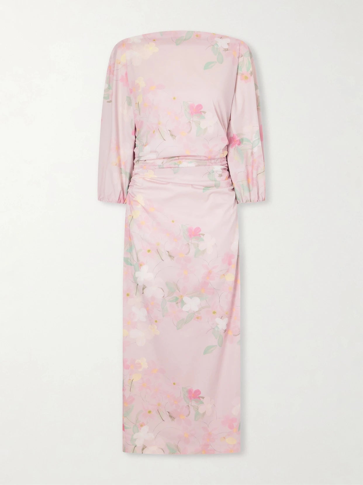 Ezra Floral-print Cotton-blend Midi Dress