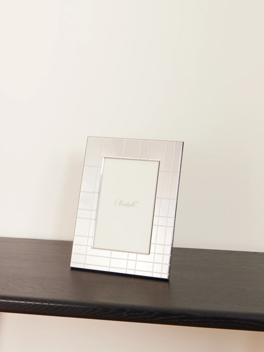 Christofle Graphik Stainless Steel Frame, 10 X 15cm