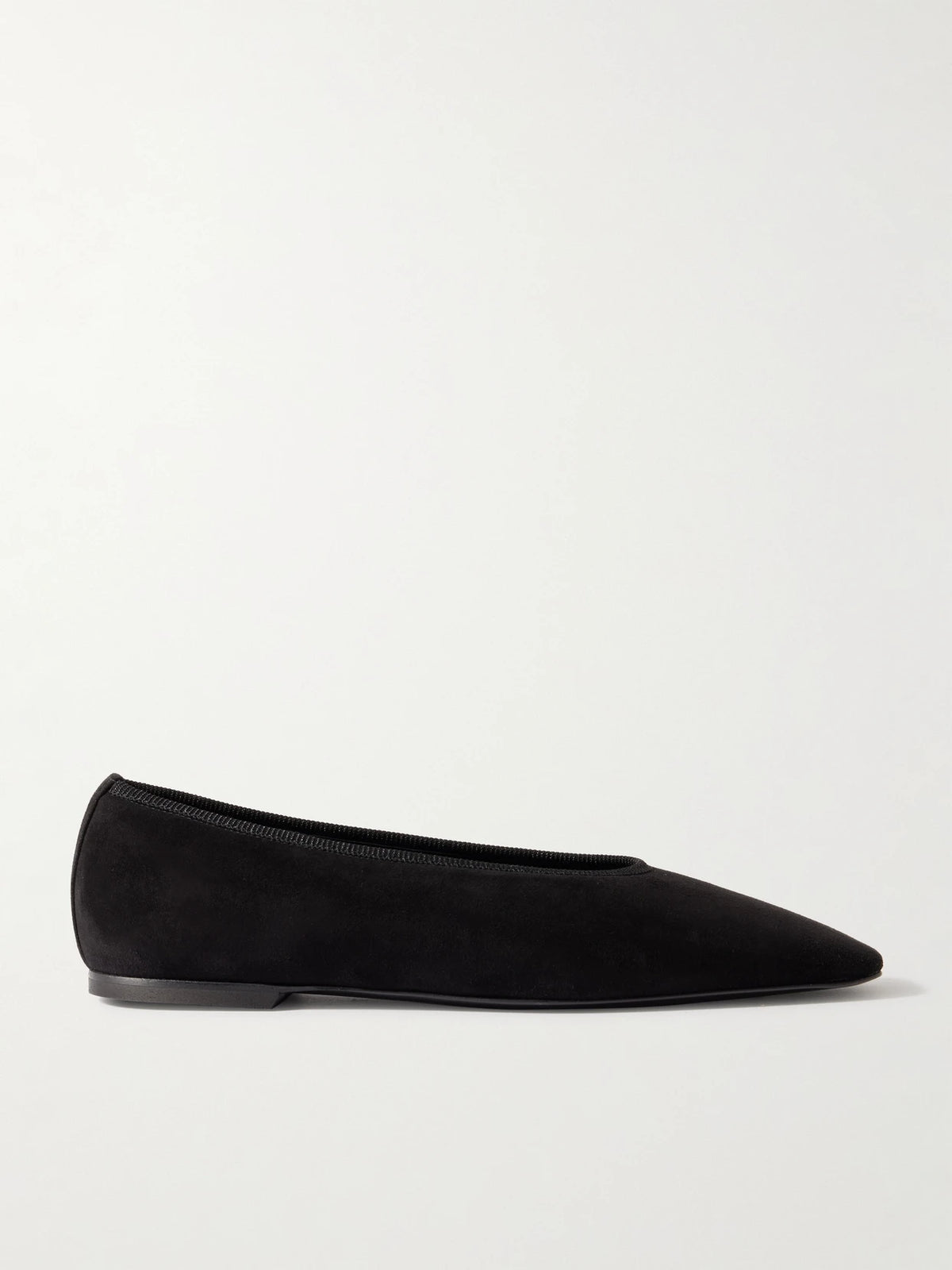 The Minimalist Suede Ballet Flats