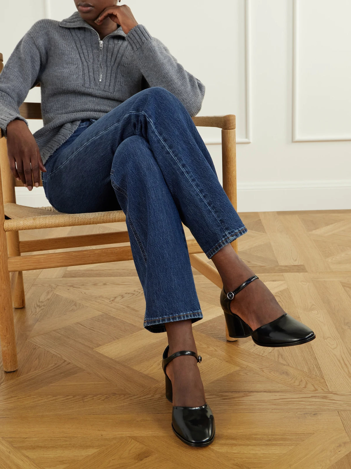 Aeyde Rana 65 Patent-leather Pumps