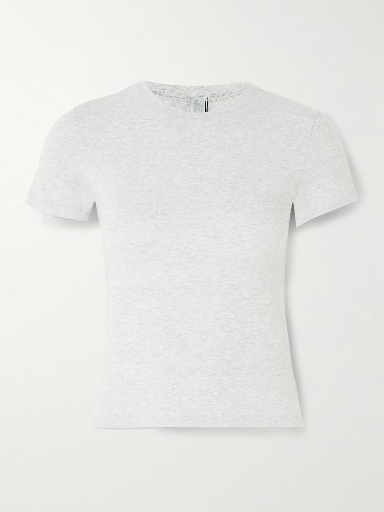Stretch-cotton Jersey T-shirt - Light Heather Grey