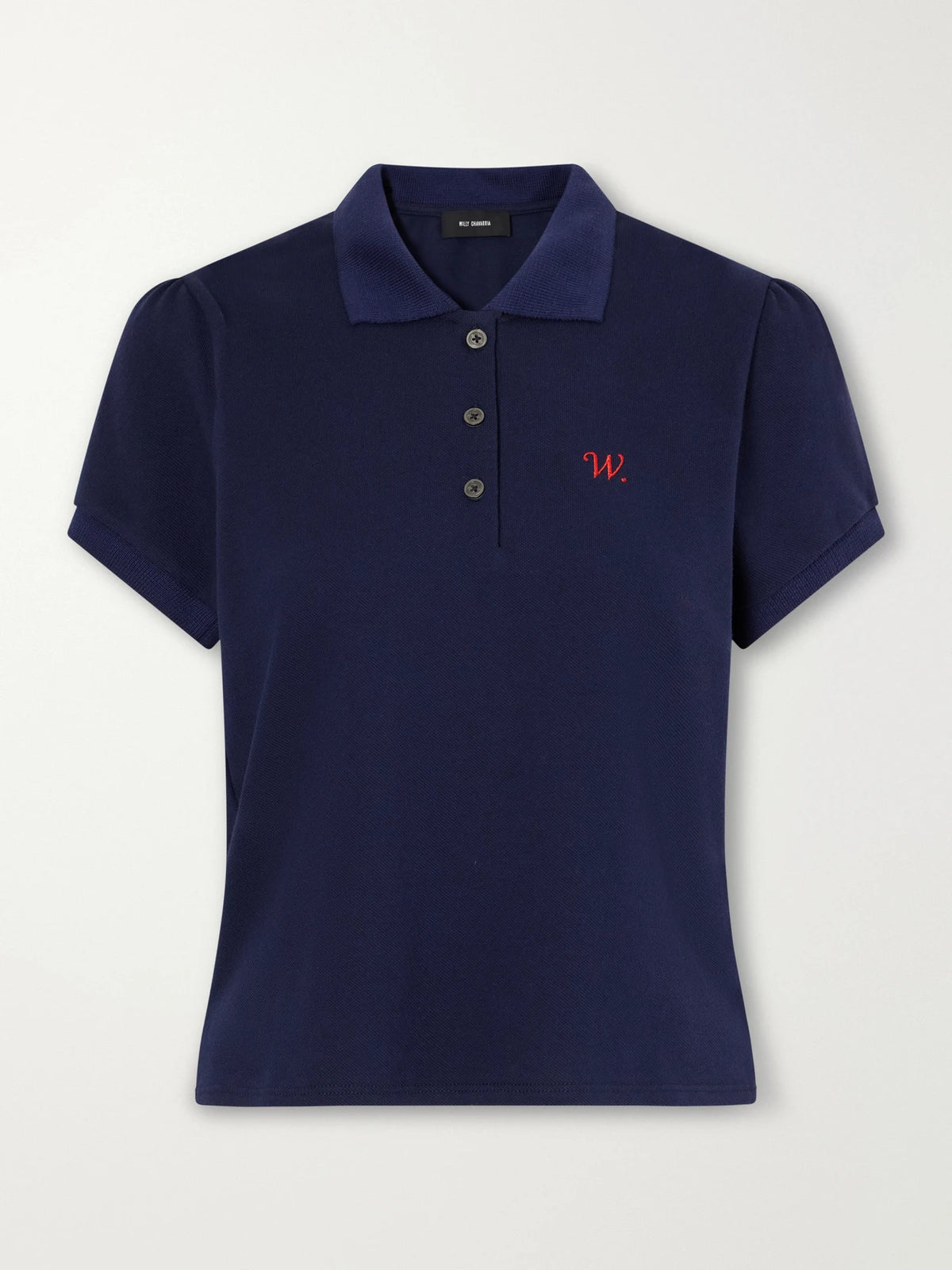 Willy Chavarria Chavela Logo-embroidered Cotton-piqué Polo Shirt