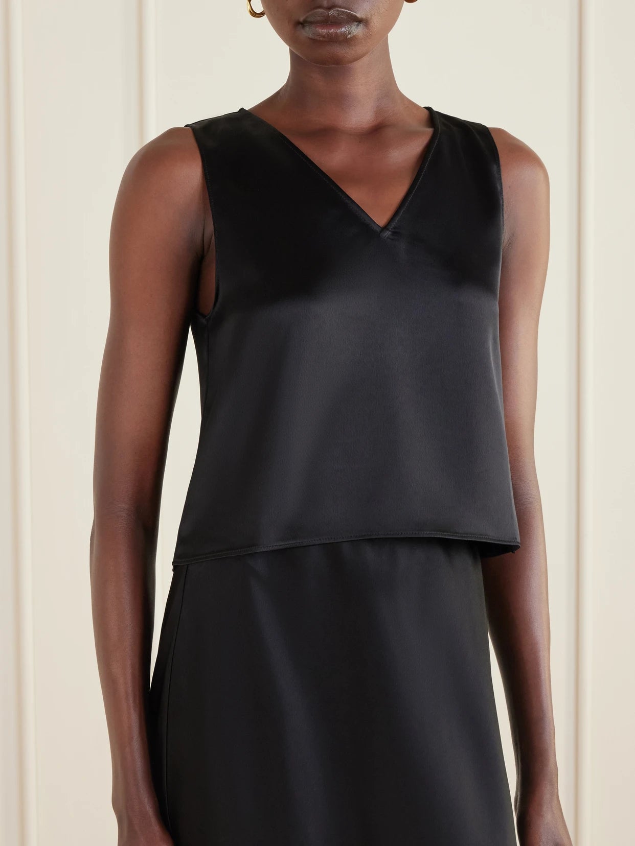 Barb Satin Tank Top