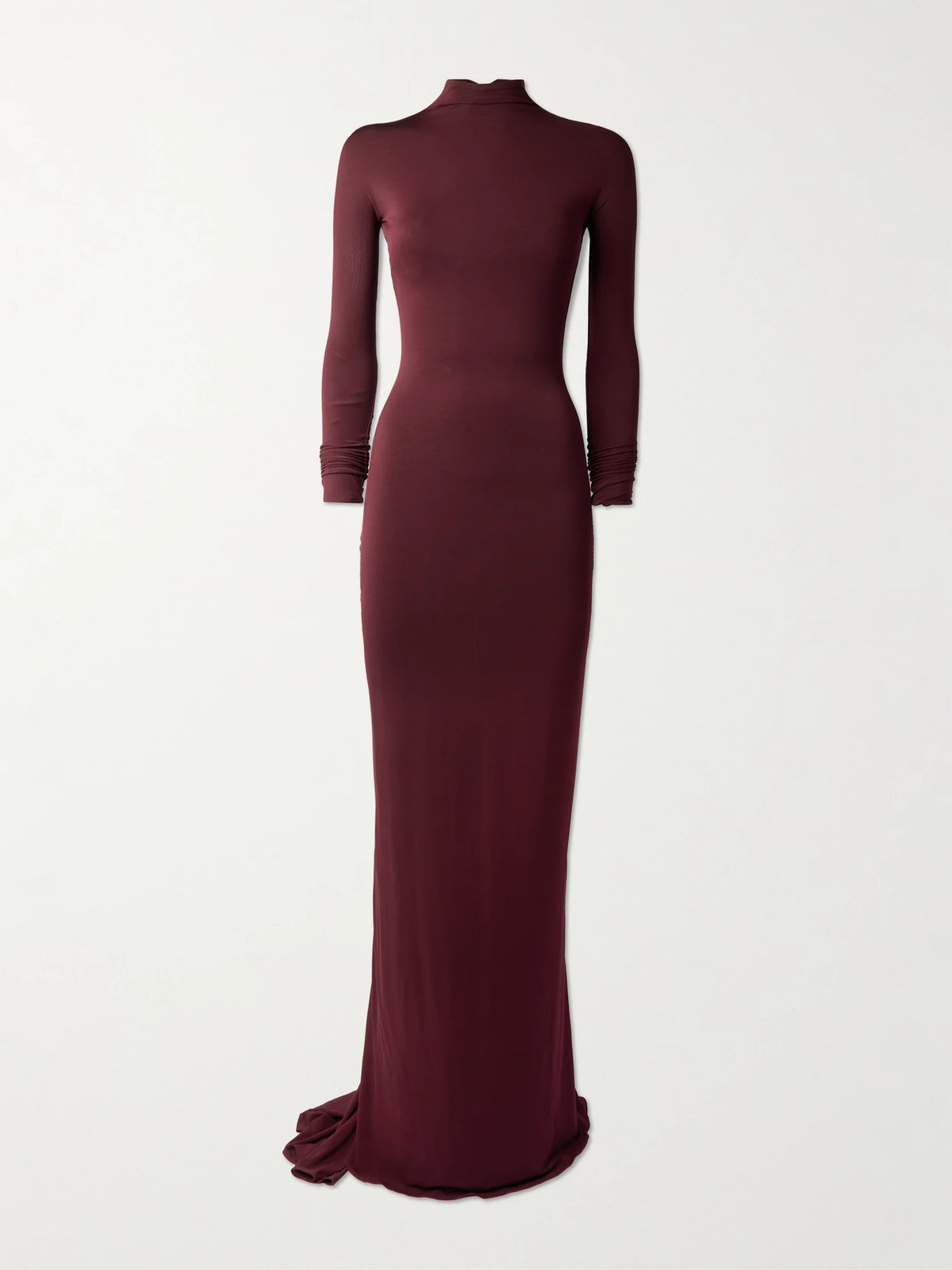 Jersey Mock-neck Gown