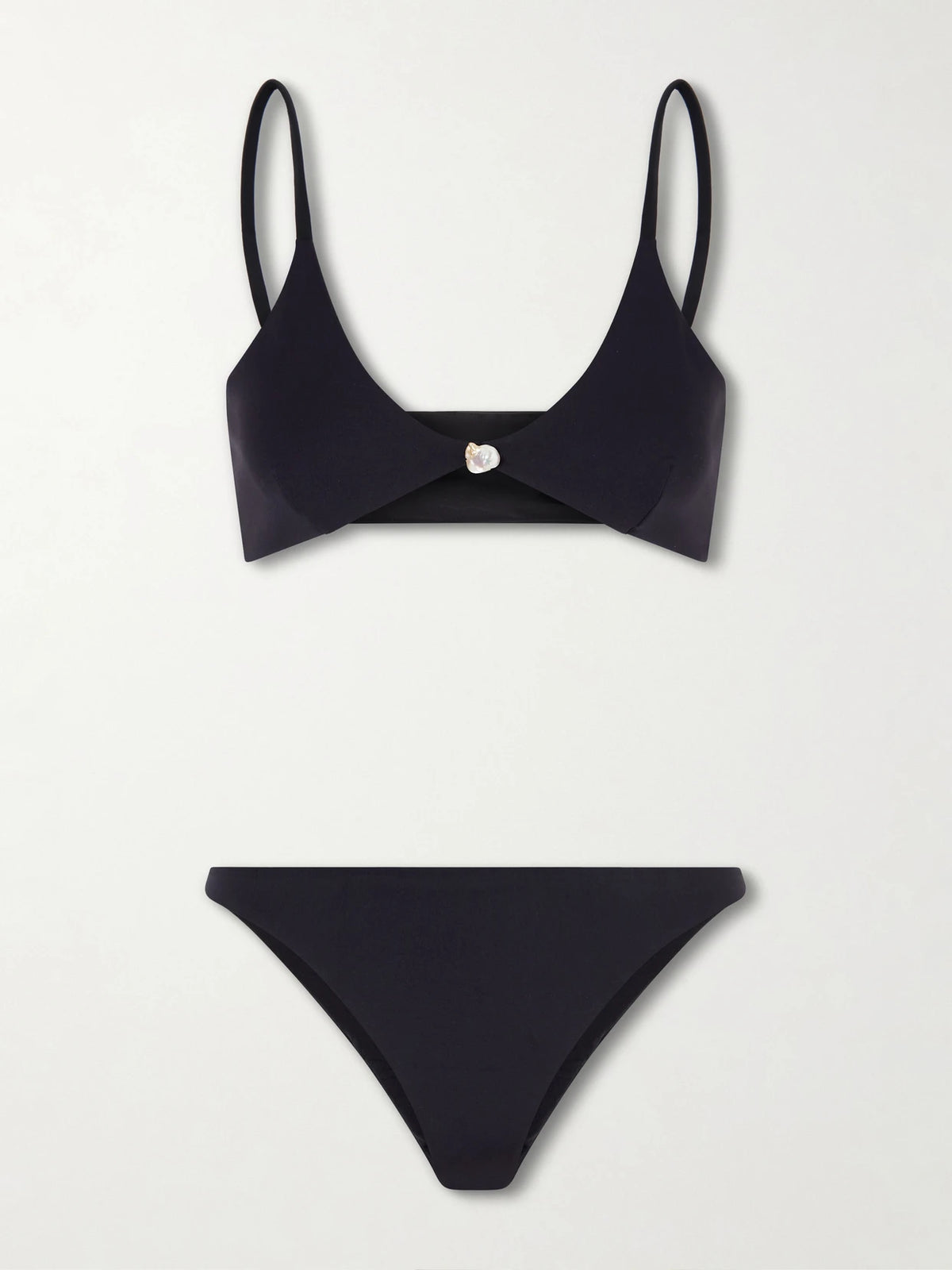 Sara Cristina Luna Pearl-embellished Bikini