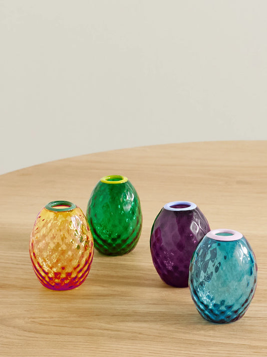 Baby Egg Set Of Four Murano Glass Vases