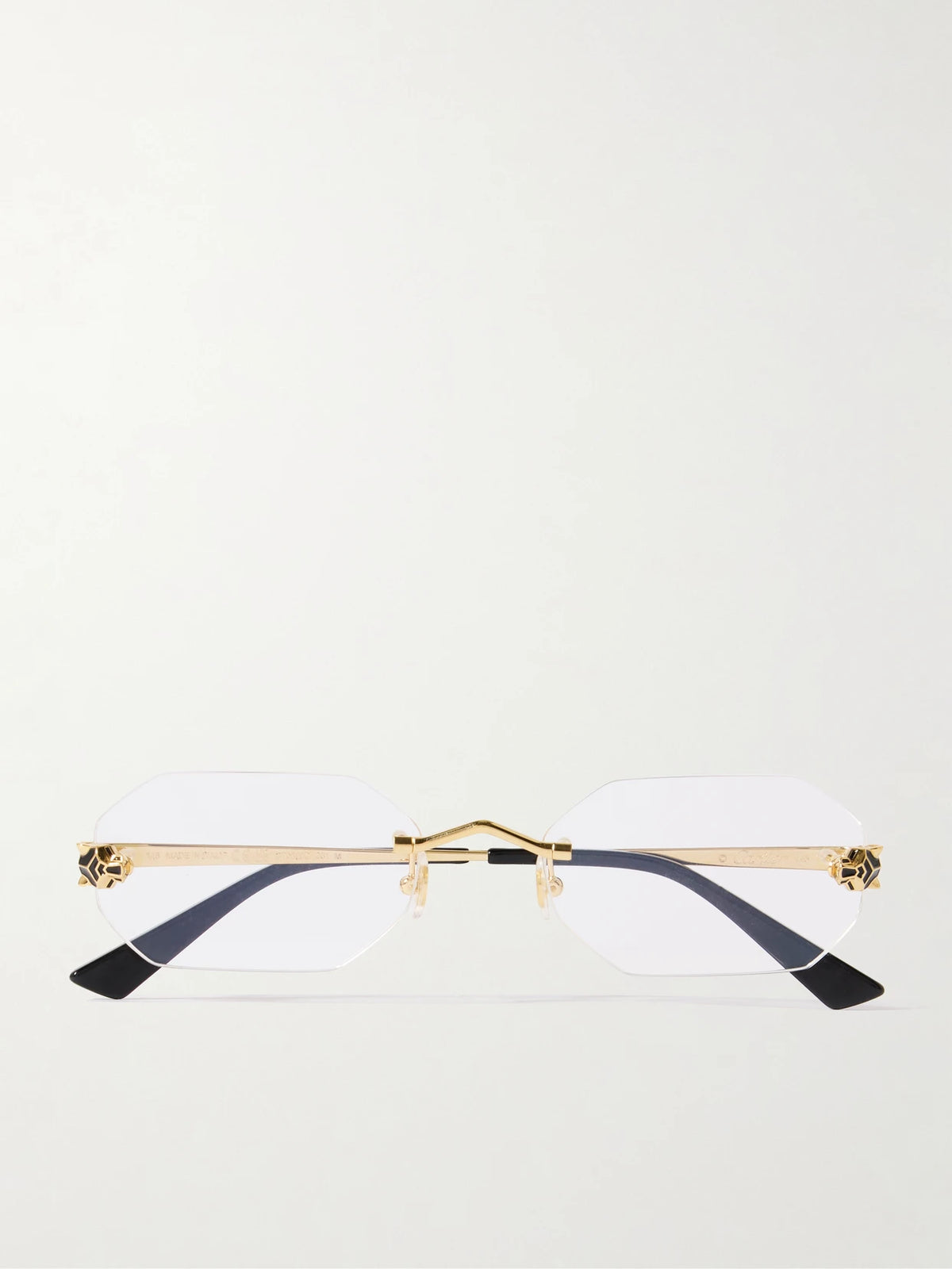 Panthère Classic Rimless Gold-tone Optical Glasses