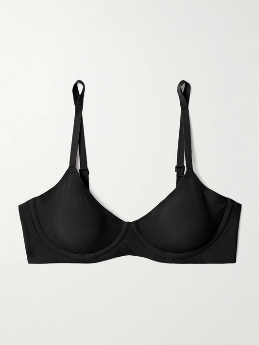 Fits Everybody Unlined Demi Bra - Onyx