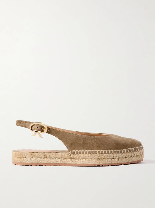 Paz Suede Slingback Espadrilles