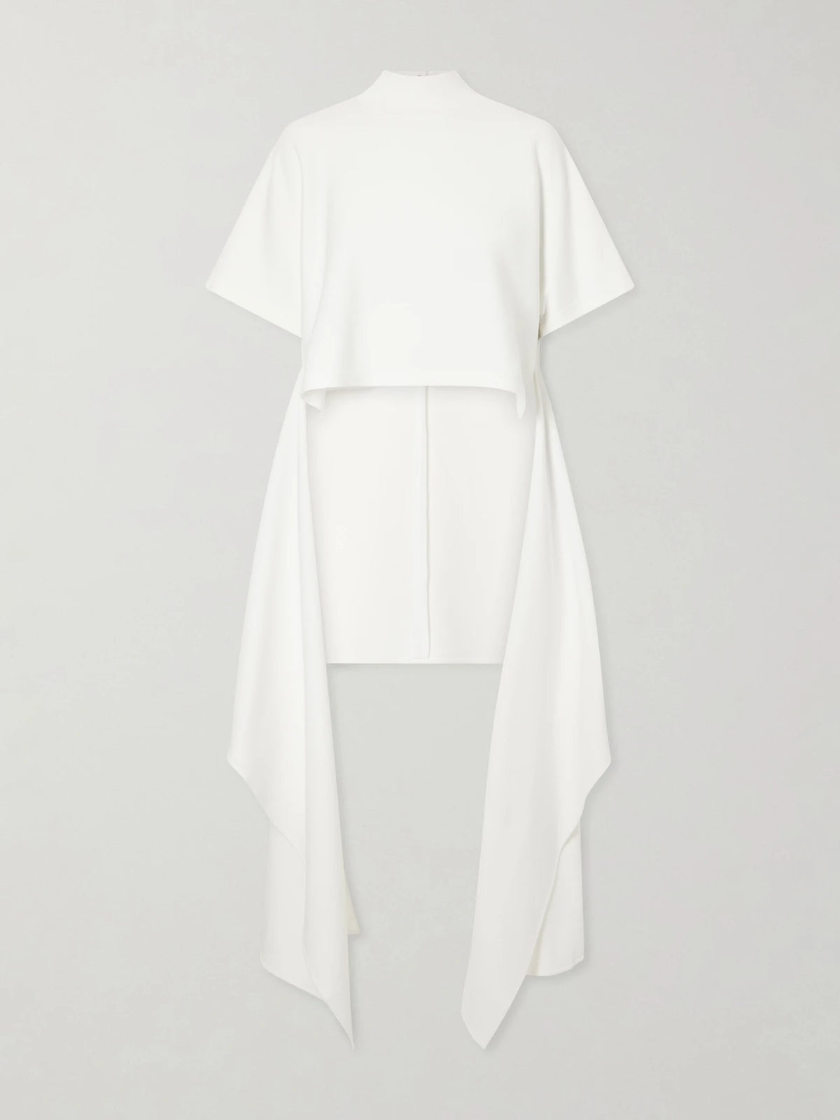 Alaïa Asymmetric Cotton-blend Jersey T-shirt