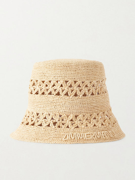 Raffia Bucket Hat