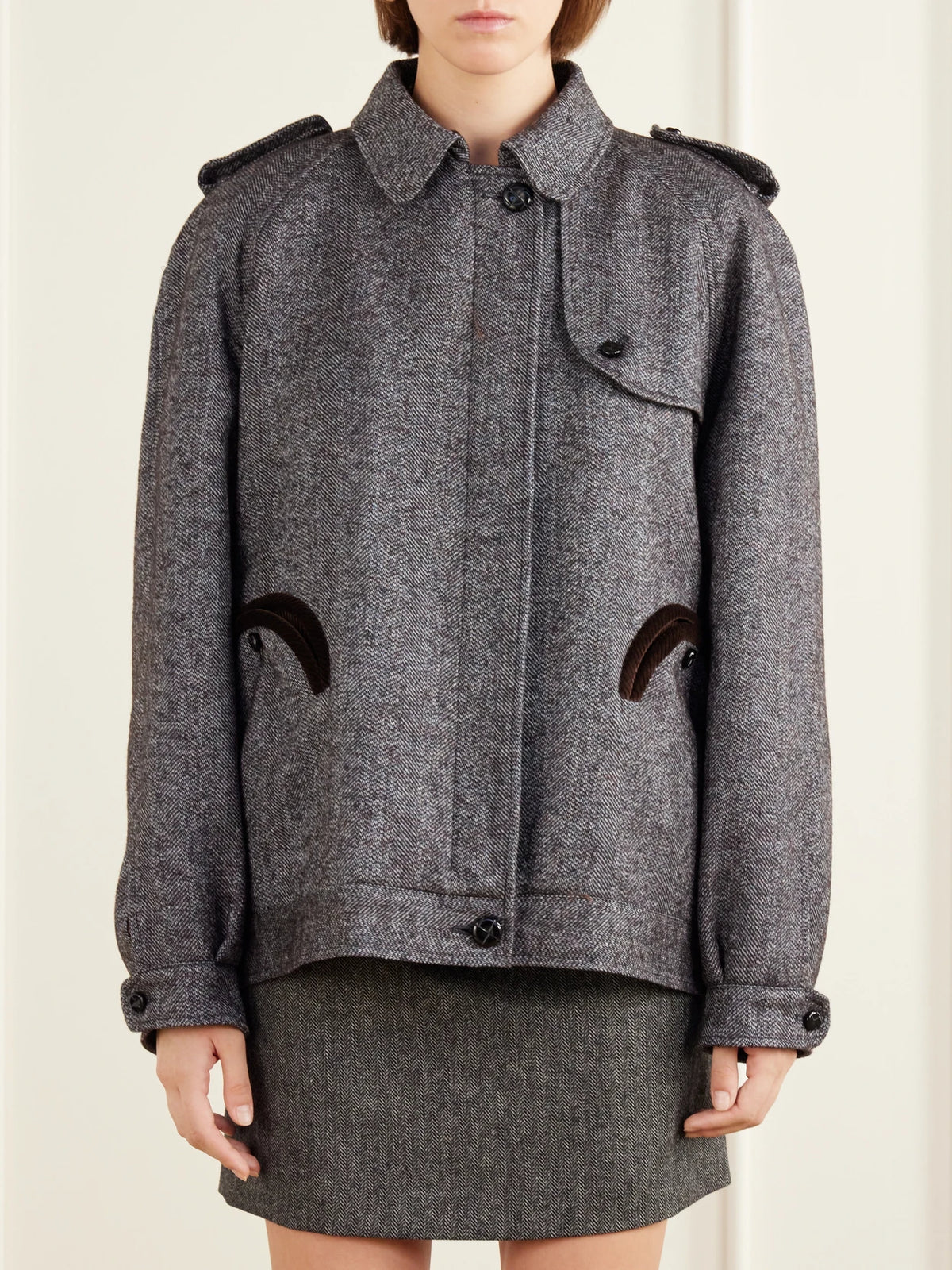 BLAZÉ Milano Chausie Wool-blend Jacket