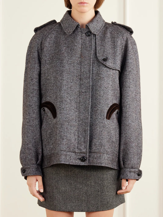 BLAZÉ Milano Chausie Wool-blend Jacket