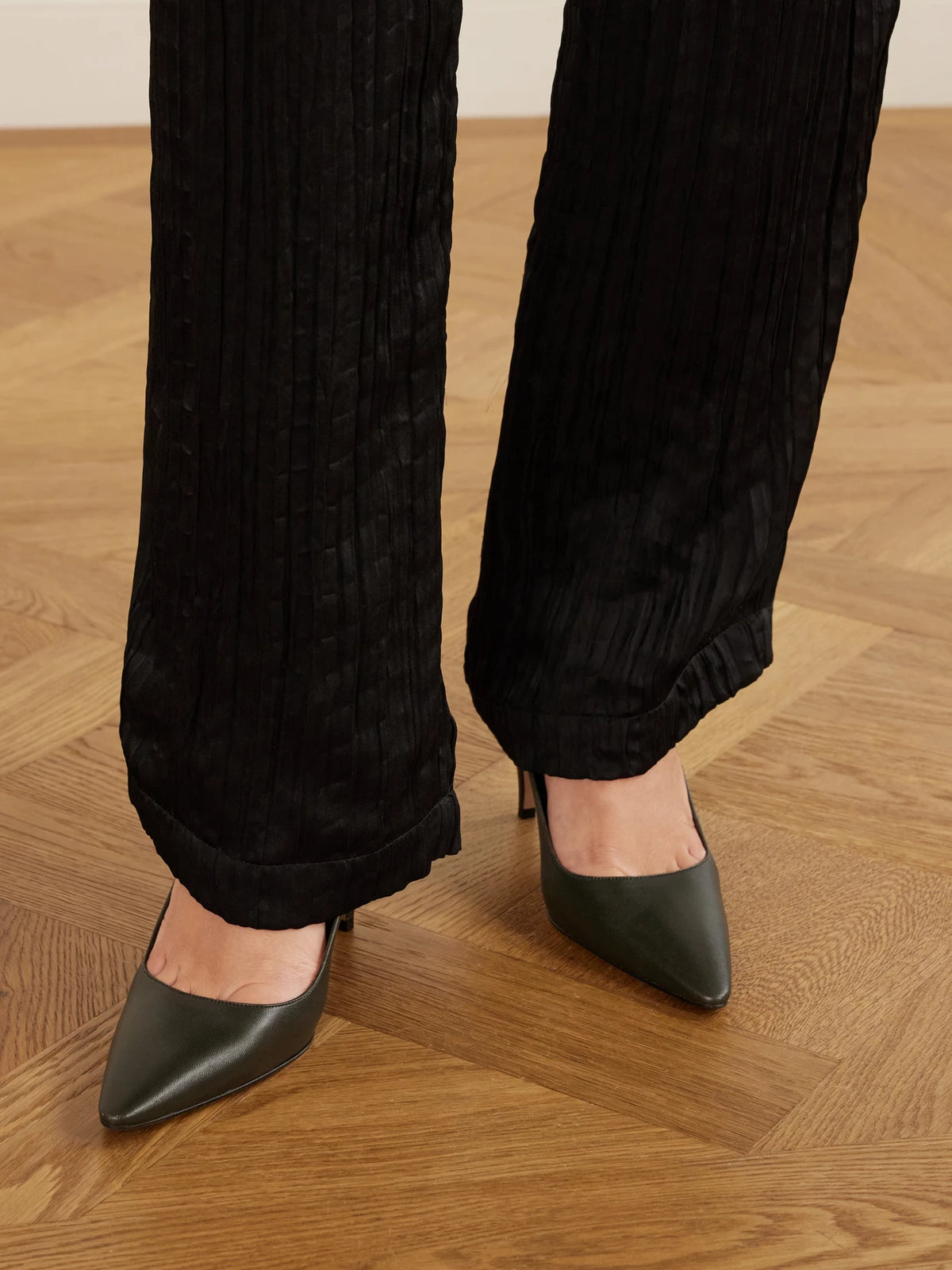 The Row Liisa Three Leather Pumps