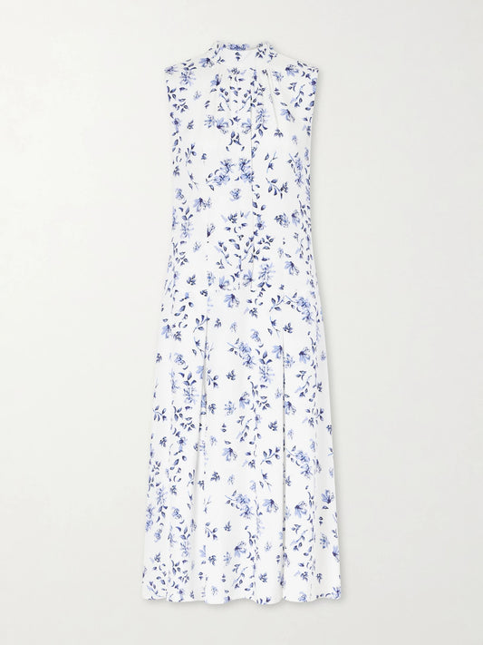 Joelle Floral-print Silk Midi Dress