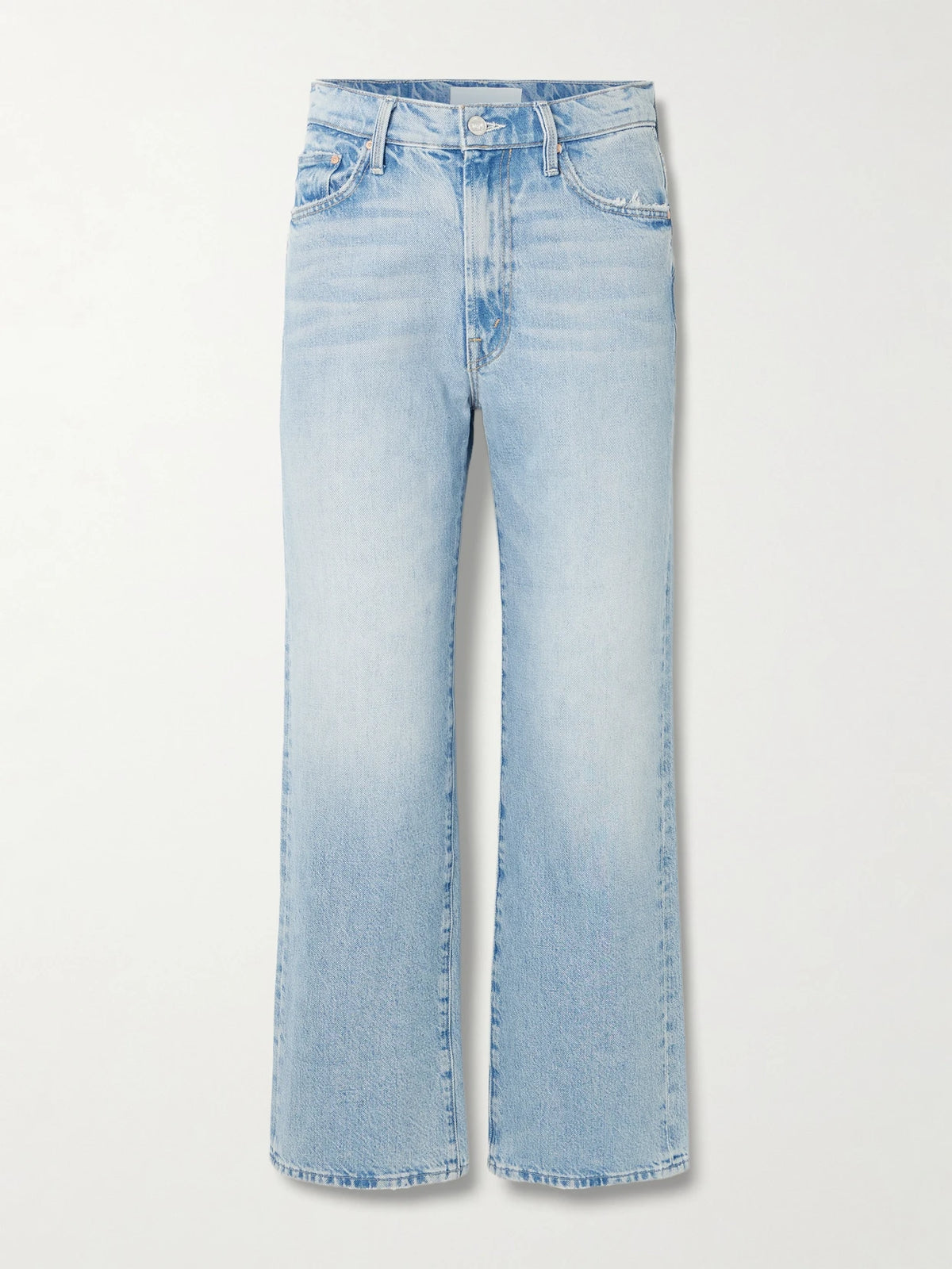 The Rambler Zip Flood High-rise Straight-leg Jeans